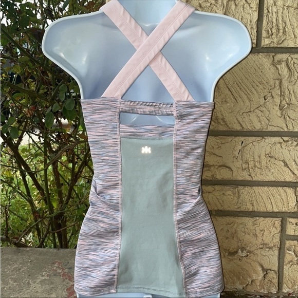 Kyodan Top Tank Gray & Pink Tennis Gym Workout Yoga Size XS - Picture 5 of 10